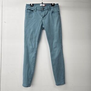 Cabi Tidal Blue Skinny Stretch Denim Jeans Size 8